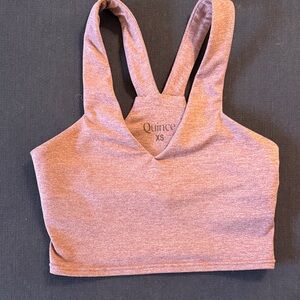 Quince cropped workout tank